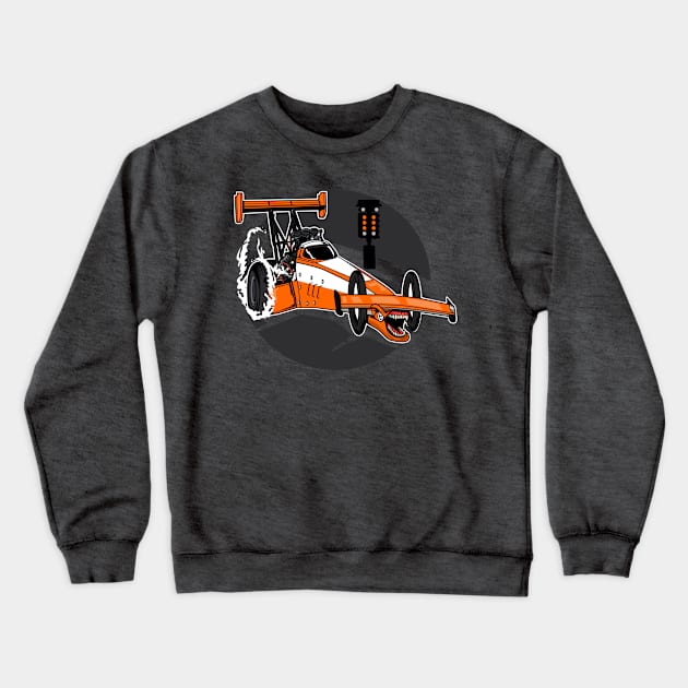 DRAGRACE CAR MONSTER Crewneck Sweatshirt by beanbeardy